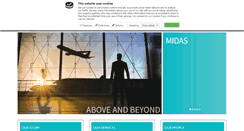 Desktop Screenshot of midas-travel.com